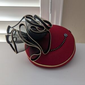 Vintage 100% Wool Fascinator Church Hat